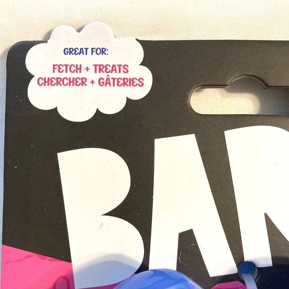 BARK Dog Toy Super Chewer Snaxle Play Pals Treat Dispenser Squeak Bounce Medium - Picture 4 of 10